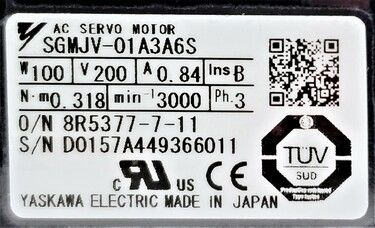 Yaskawa SGMJV-01A3A6S | In Stock Ships Overnight